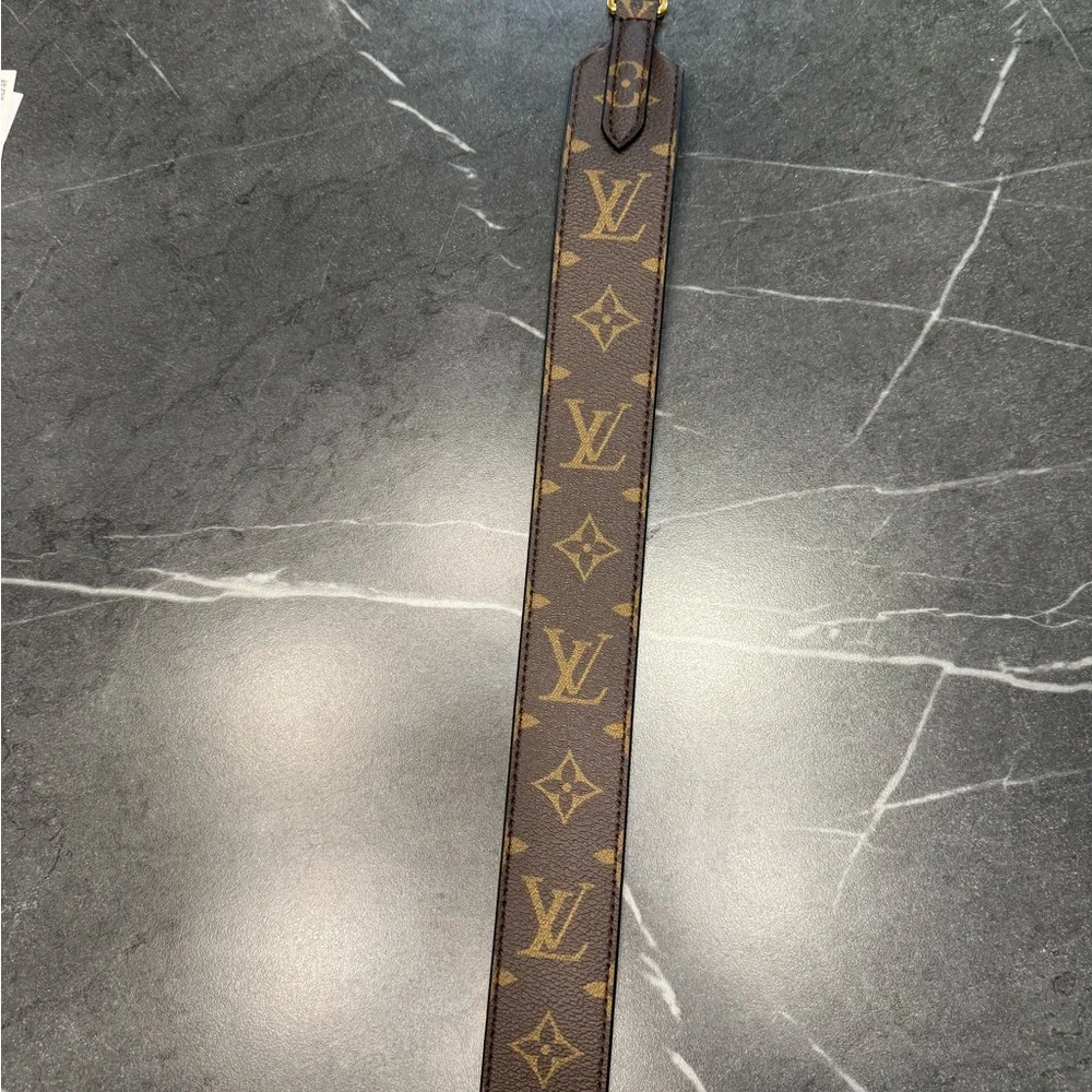 Louis Vuitton Bandouliere Monogram and Black Bag Strap